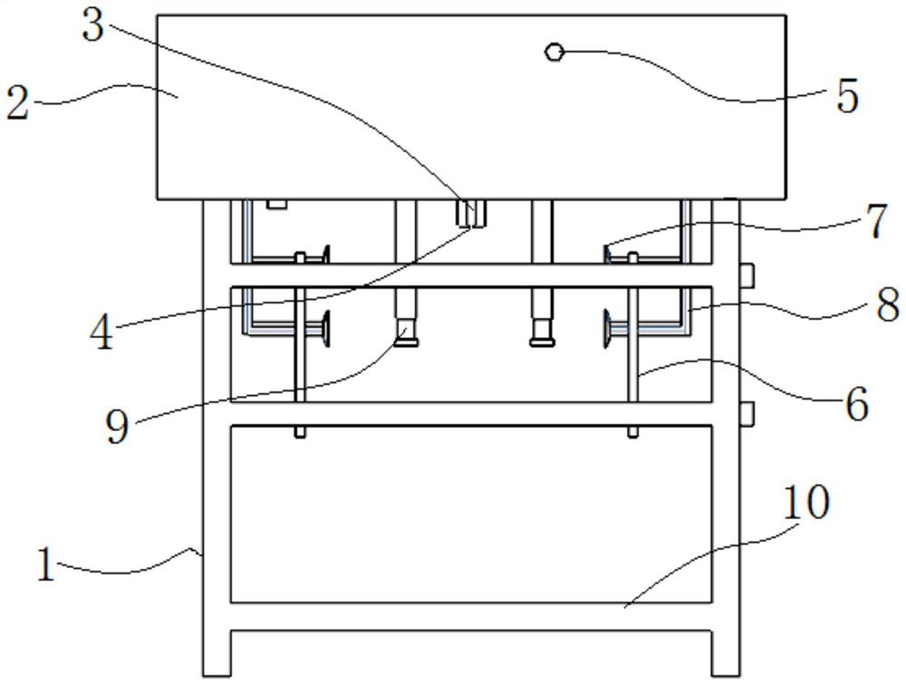 A garbage bag automatic loading and unloading machine