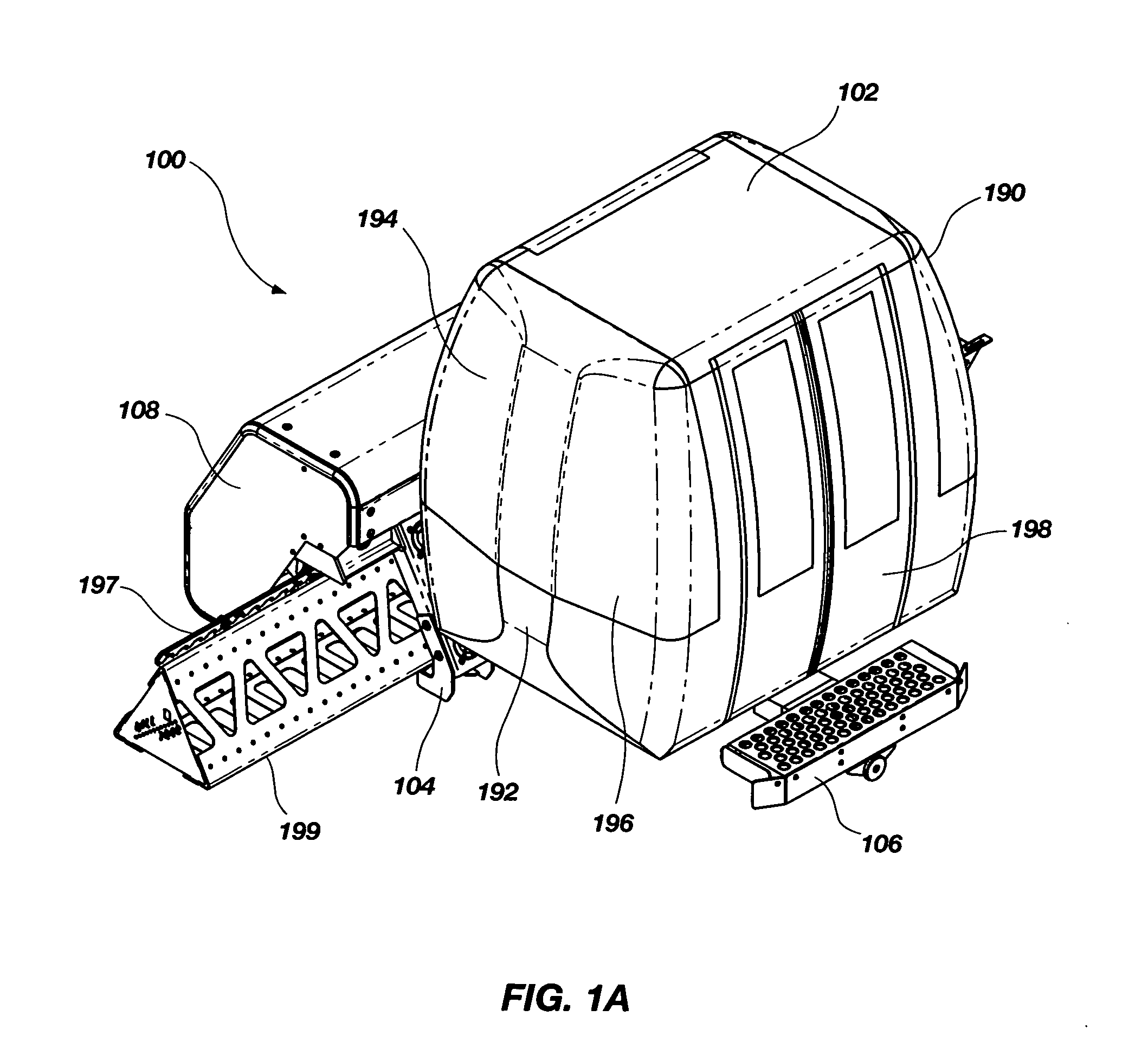 Carriage traction vehicle