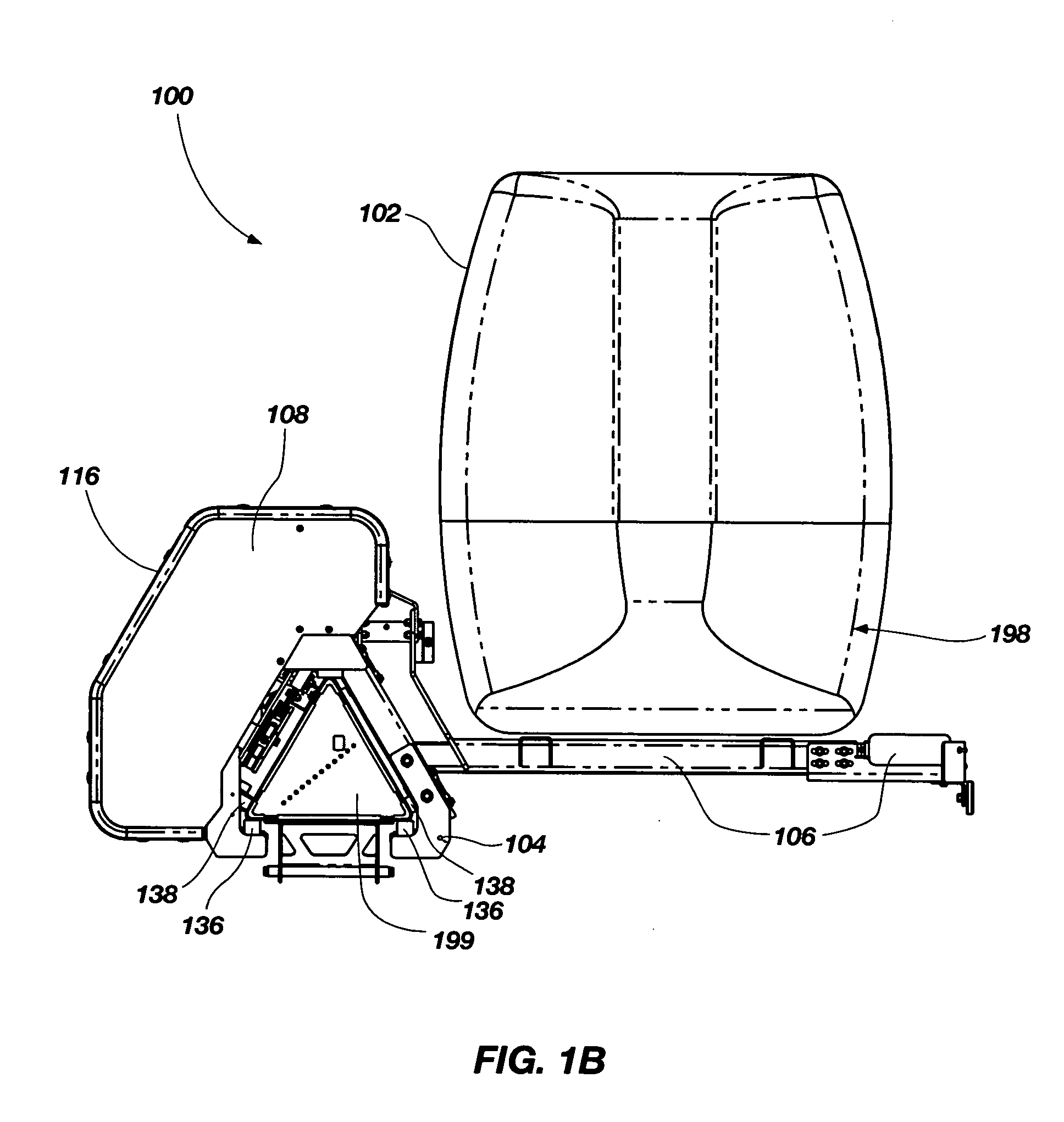 Carriage traction vehicle