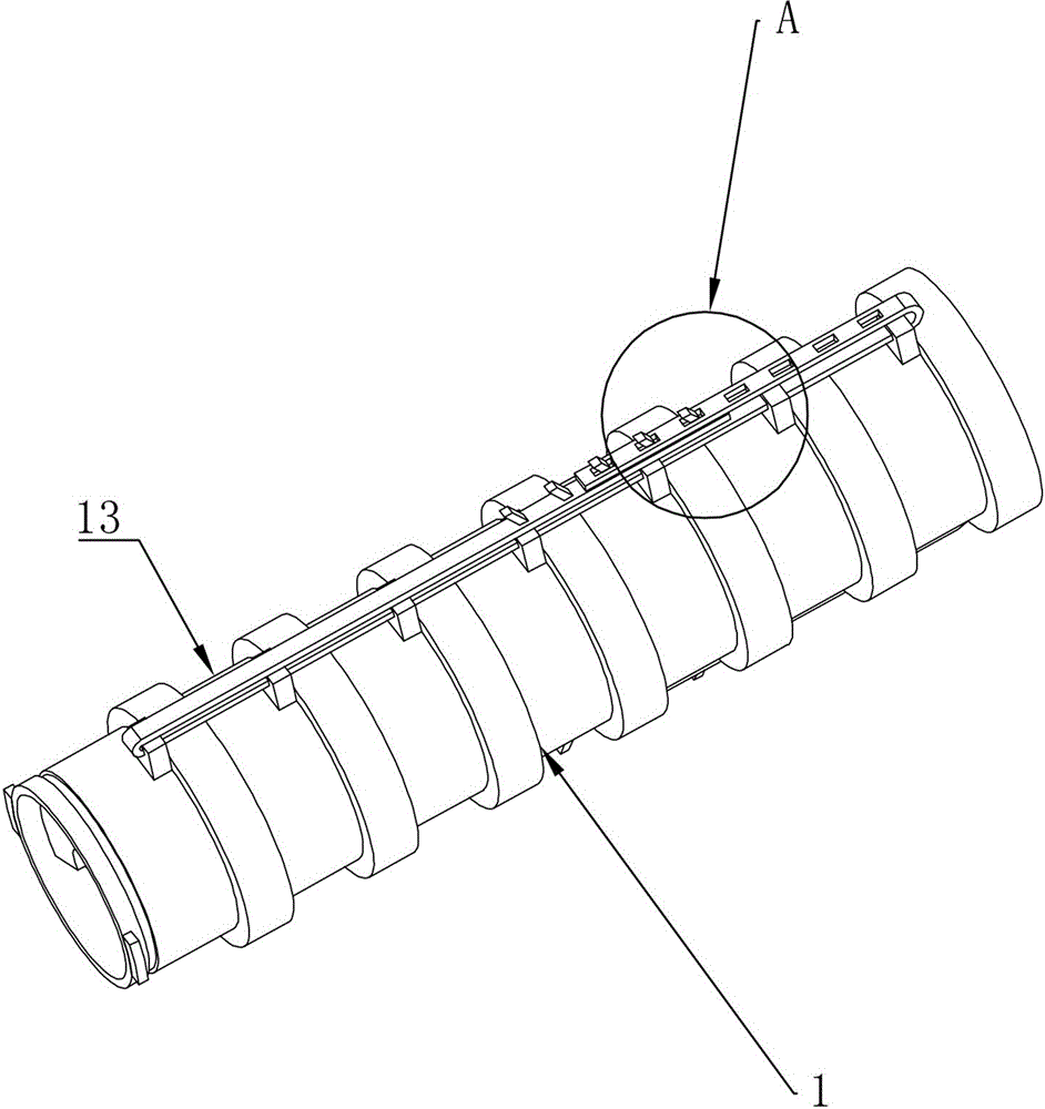 Purification device of automobile tail gas treatment equipment