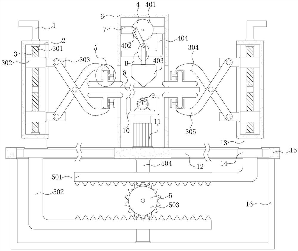 Detection device for tensile test of bridge steel strand