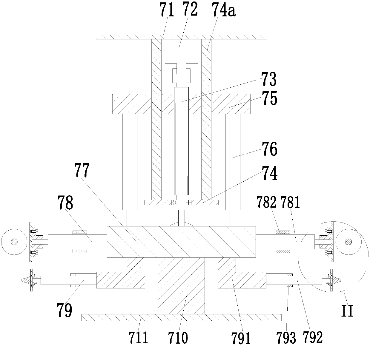 Intelligent decontamination machine for recycled asphalt concrete road sewage draining sewer