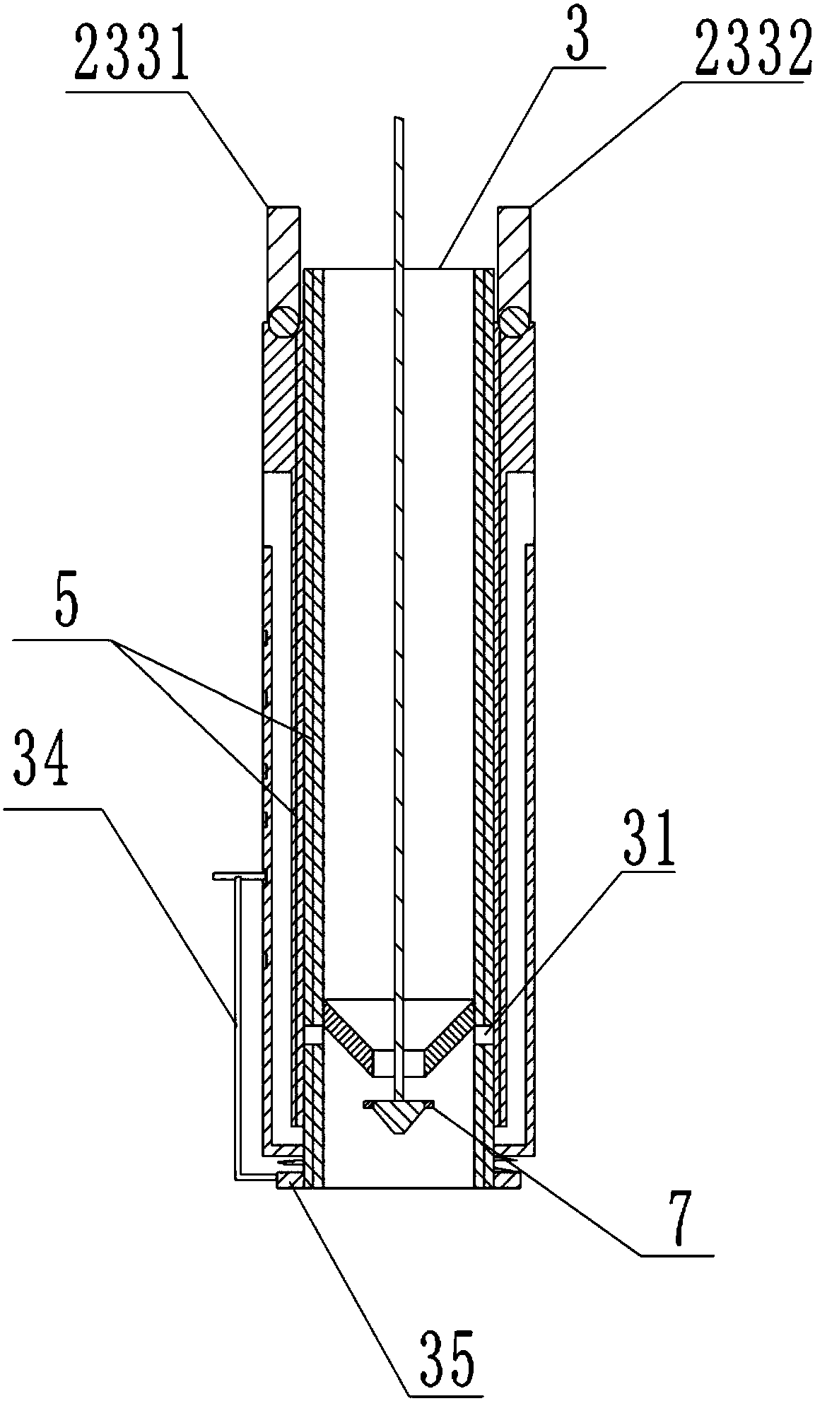 Horizontal battery wax sealing method