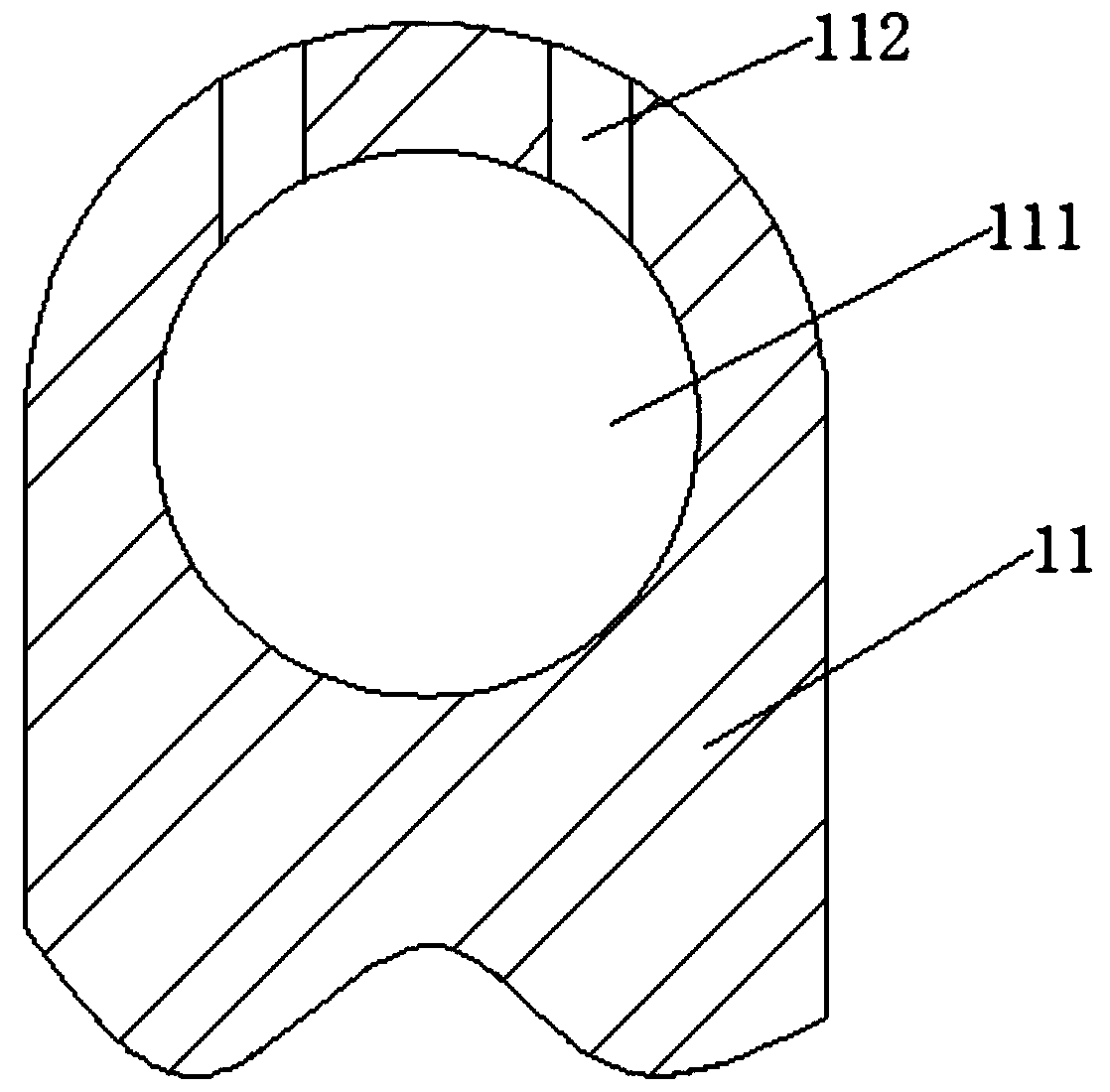 Injection molded piece bending mechanism