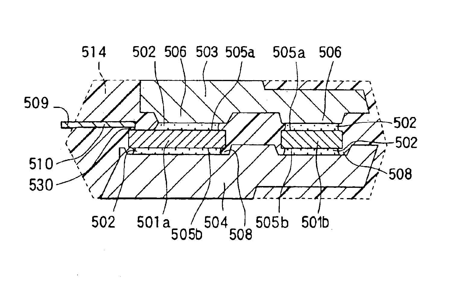 Semiconductor device having radiation structure