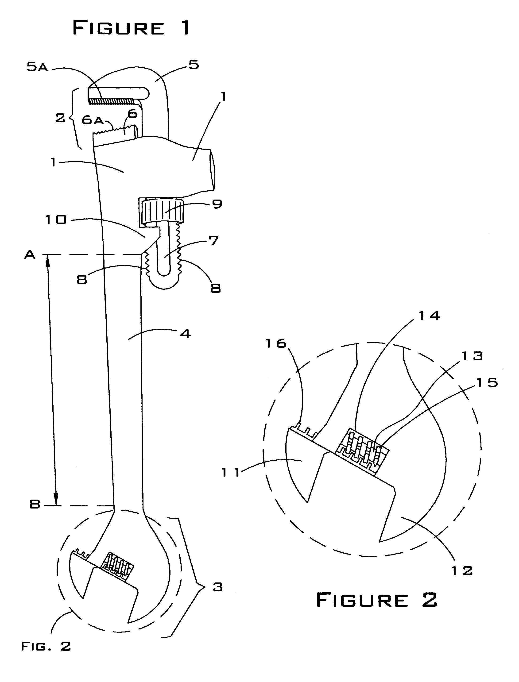 Combination tool with hammer head, crescent wrench and pipe wrench