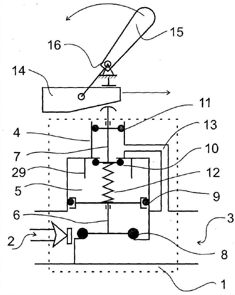 Auxiliary valve controlled self-cleaning main valve