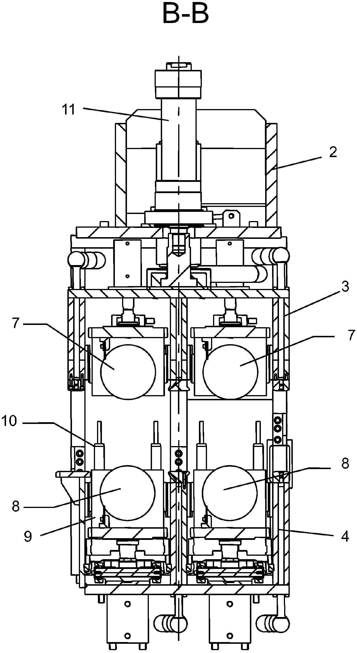 Ultrahigh-strength strip steel surface cleaning device