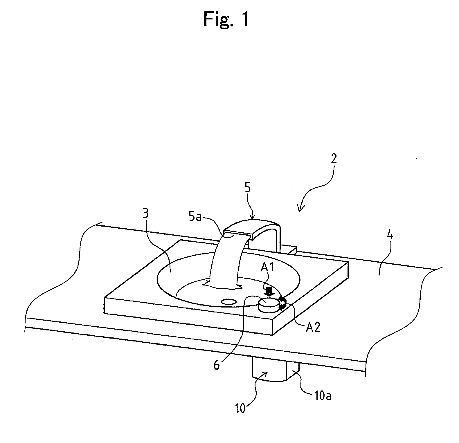 Water-and-hot-water mixing device