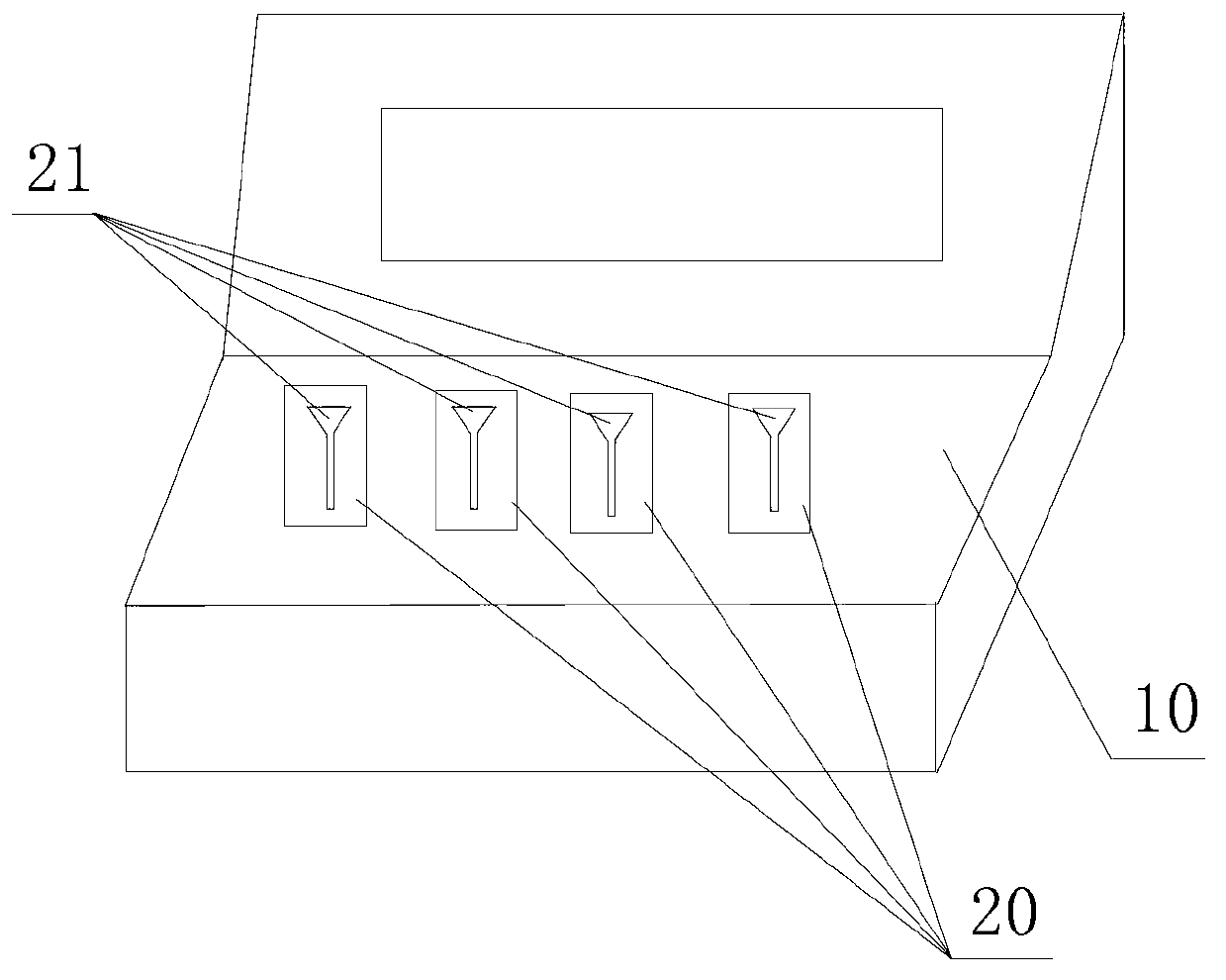 Full-automatic external detection equipment and method for measuring specific egg white by turbidimetry