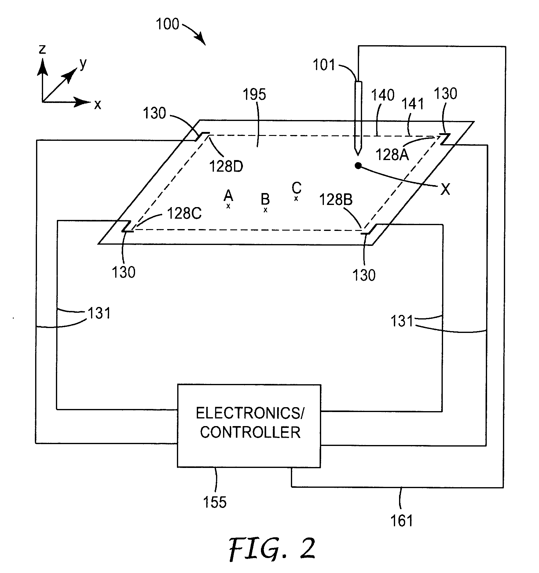 Touch input sensing device