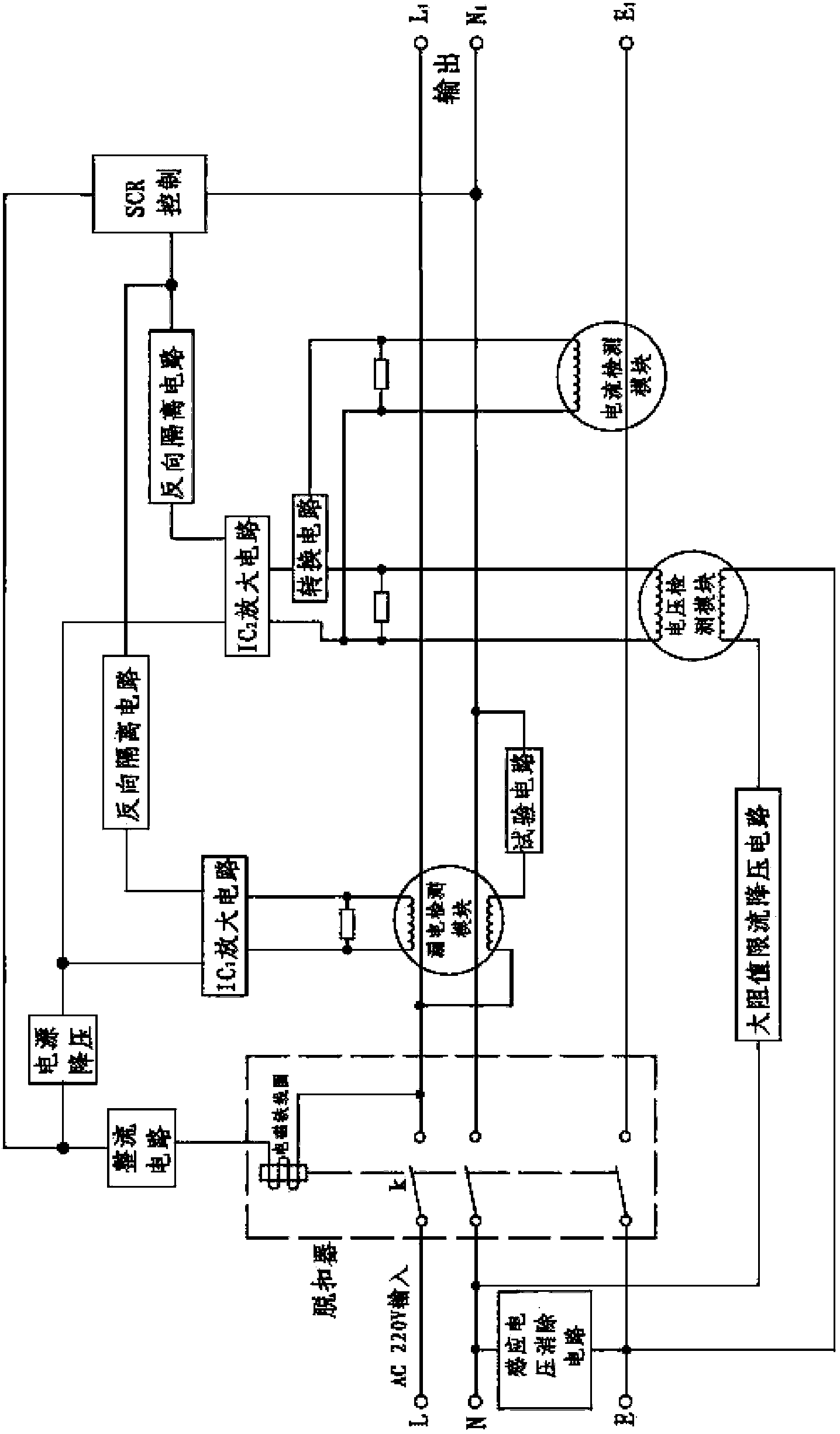 Protective plug capable of checking leakage of electricity