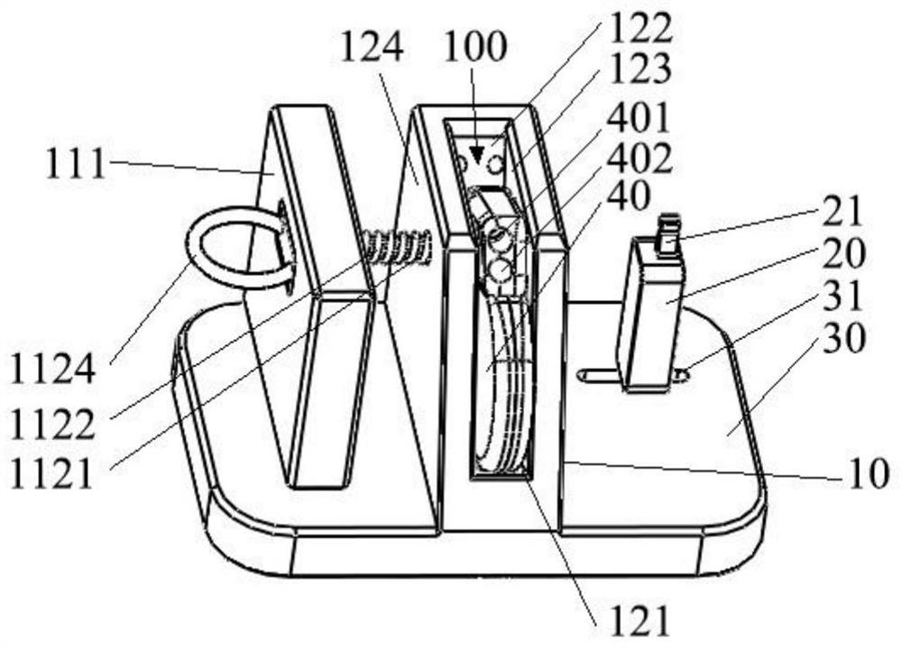 Fixture, test device and test method for pacemaker in vitro test