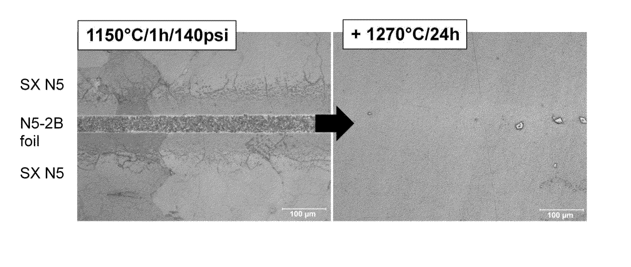 Joining process for superalloys