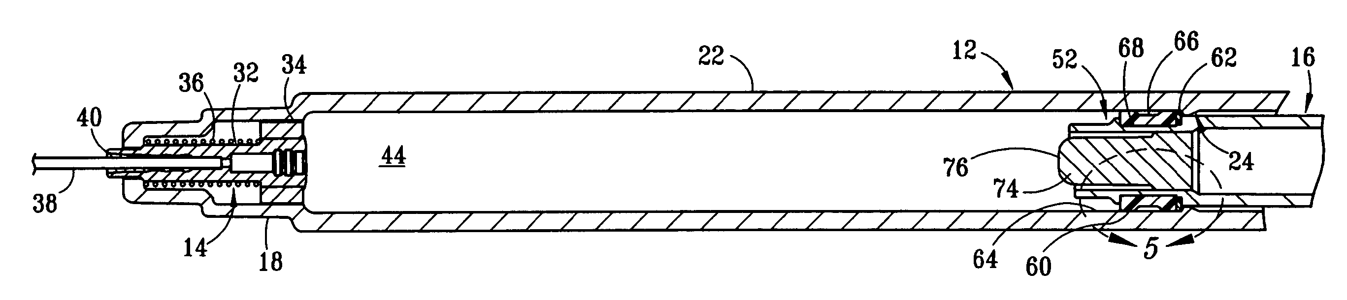 Fixed-dose syringe with limited aspiration