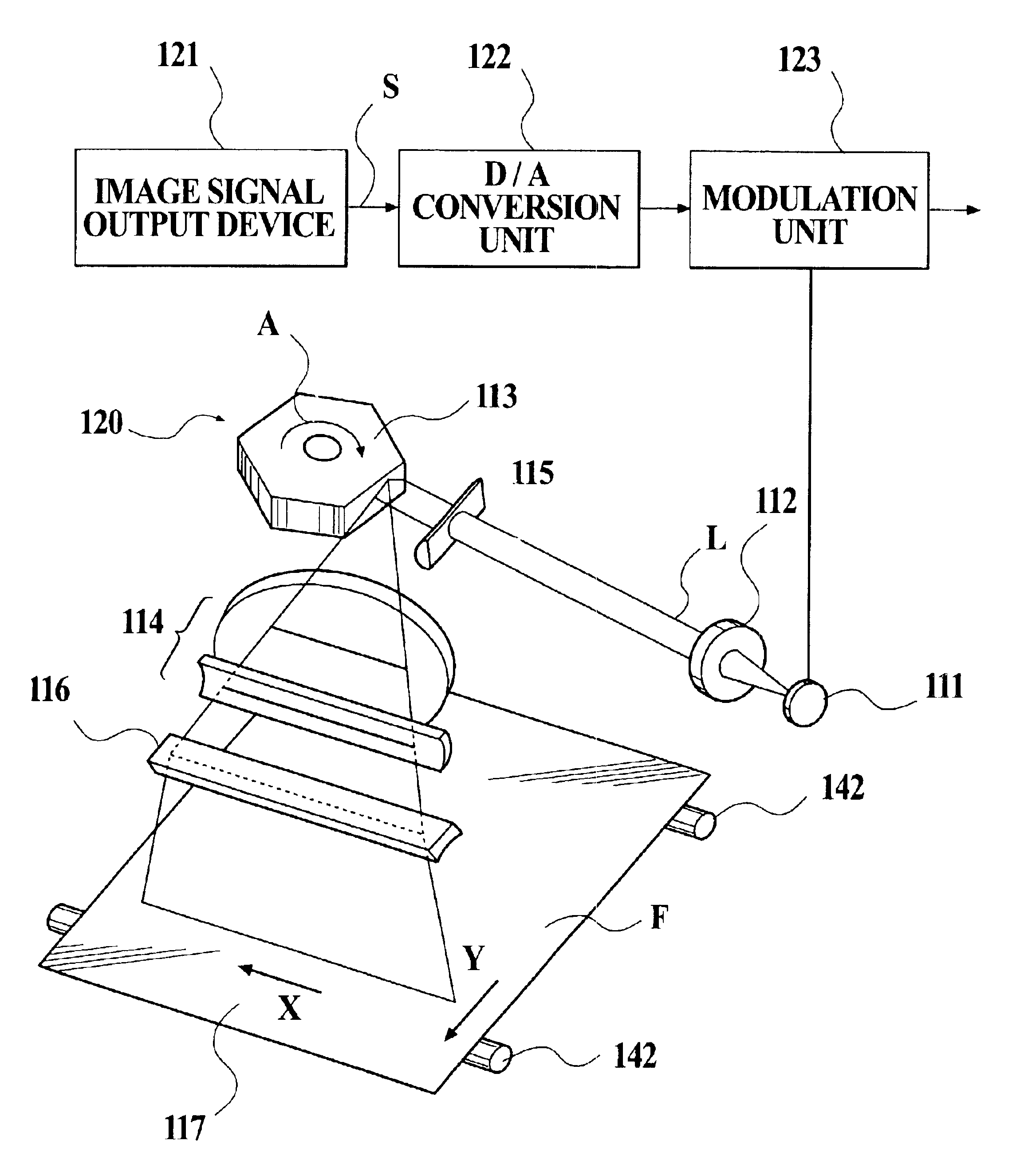 Image recording method and apparatus with density control