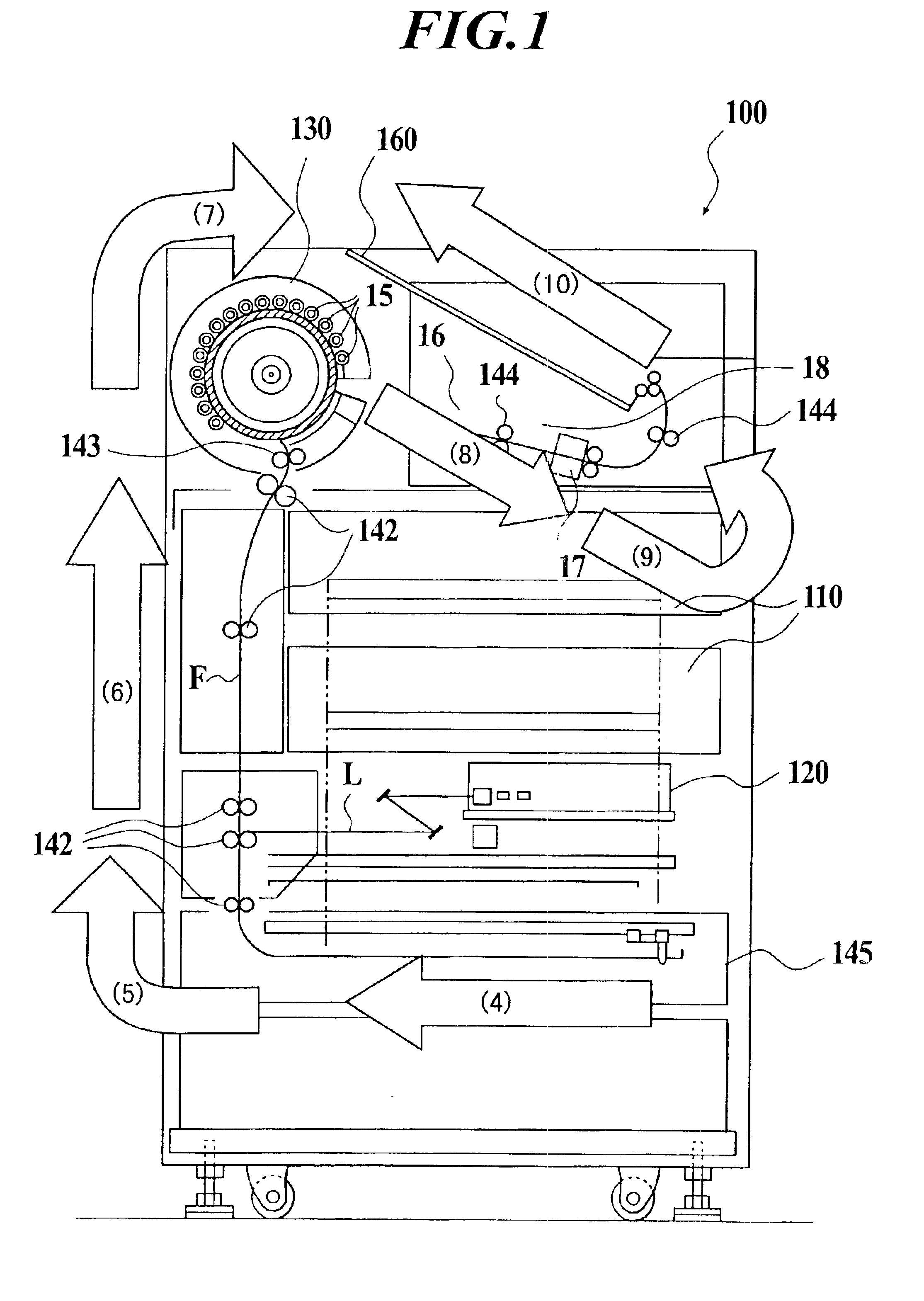 Image recording method and apparatus with density control