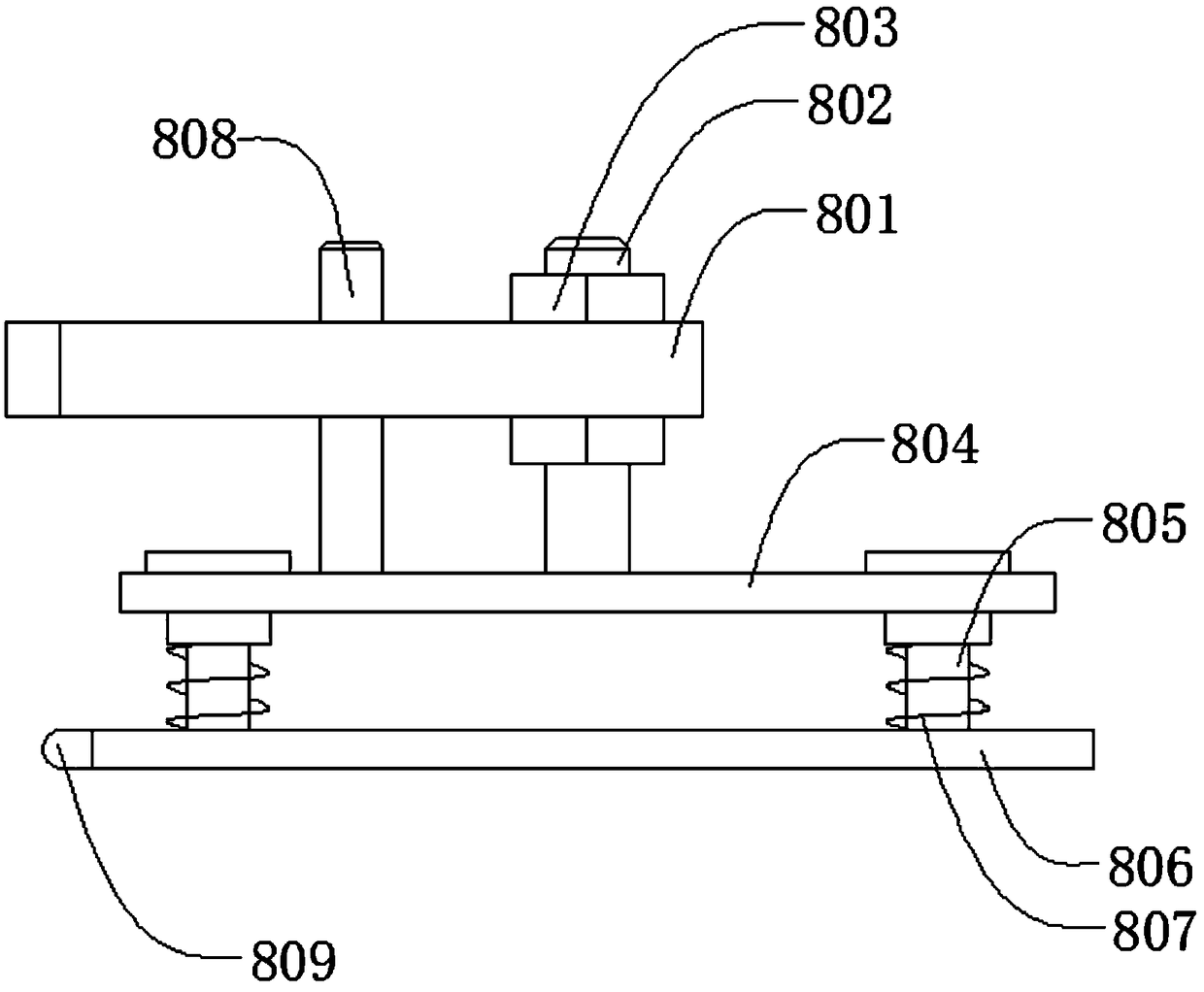 Composite board automatic gluing and laminating production line