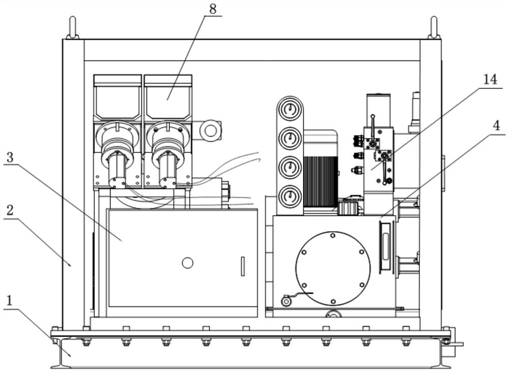 Intelligent electro-hydraulic remote control pitching device