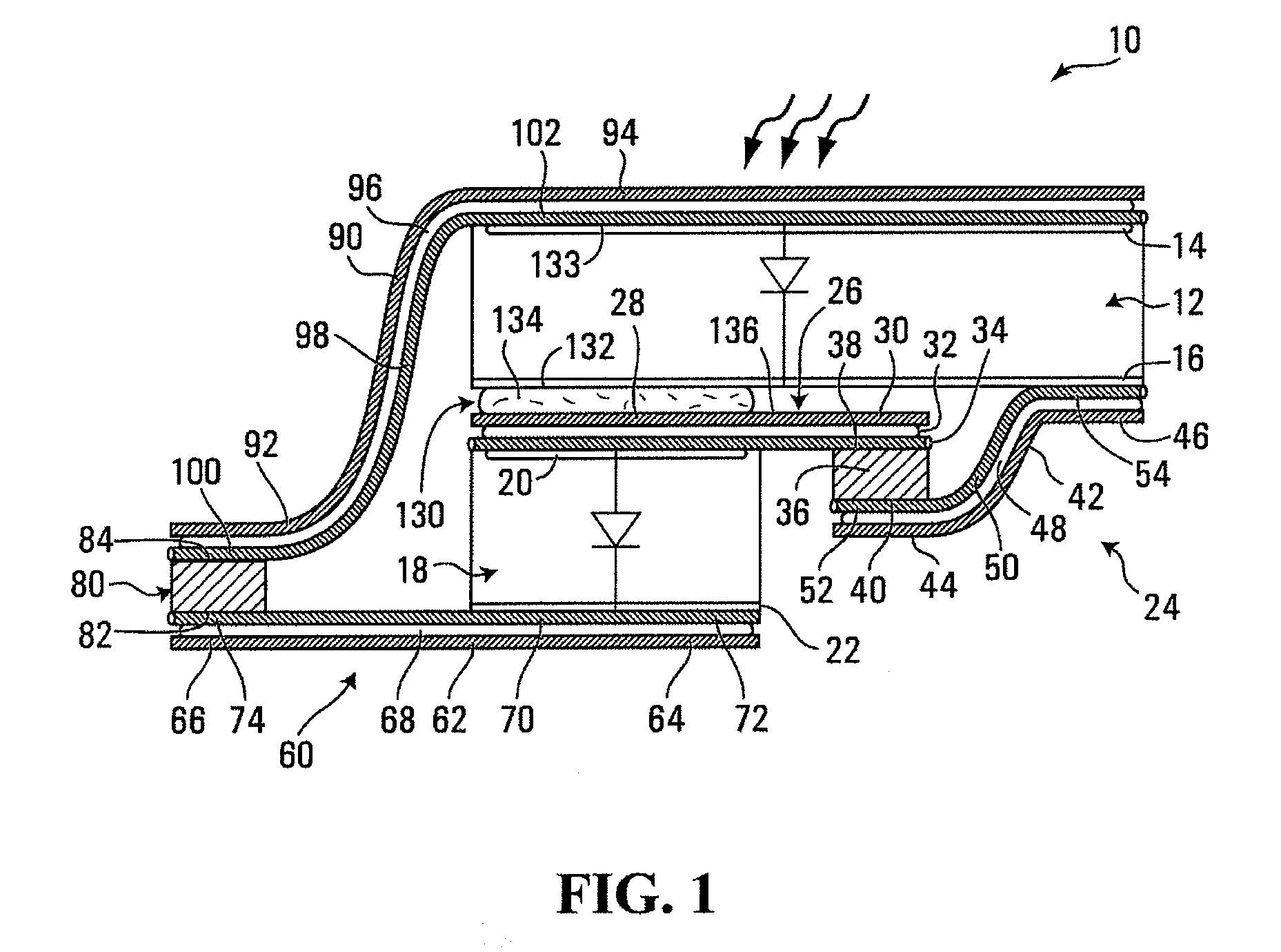 Shading protection for solar cells and solar cell modules