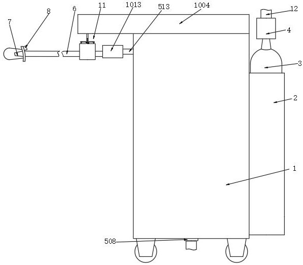 Feedback regulation positive pressure breathing device for emergency patient