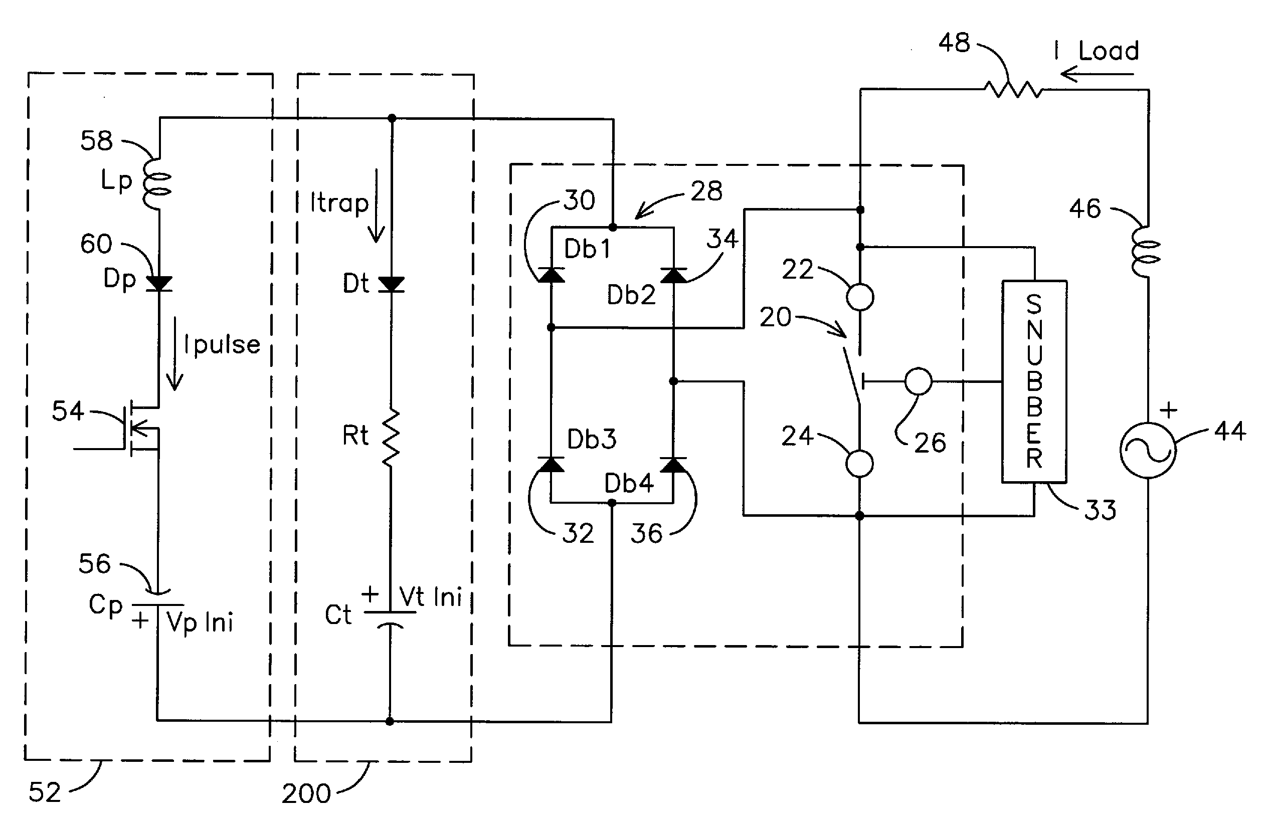 Micro-Electromechanical System Based Arc-Less Switching With Circuitry For Absorbing Electrical Energy During A Fault Condition