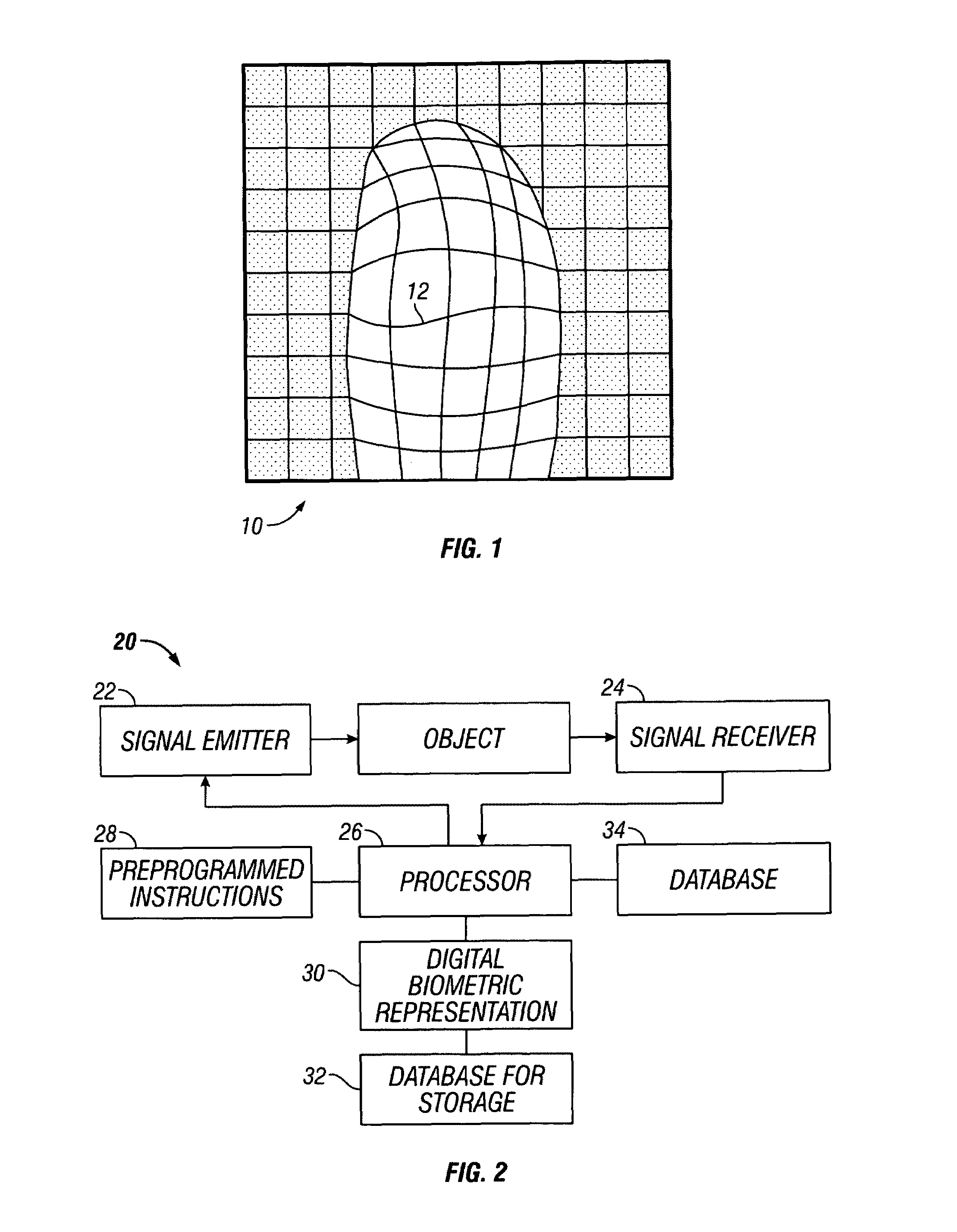 3D fingerprint and palm print data model and capture devices using multi structured lights and cameras