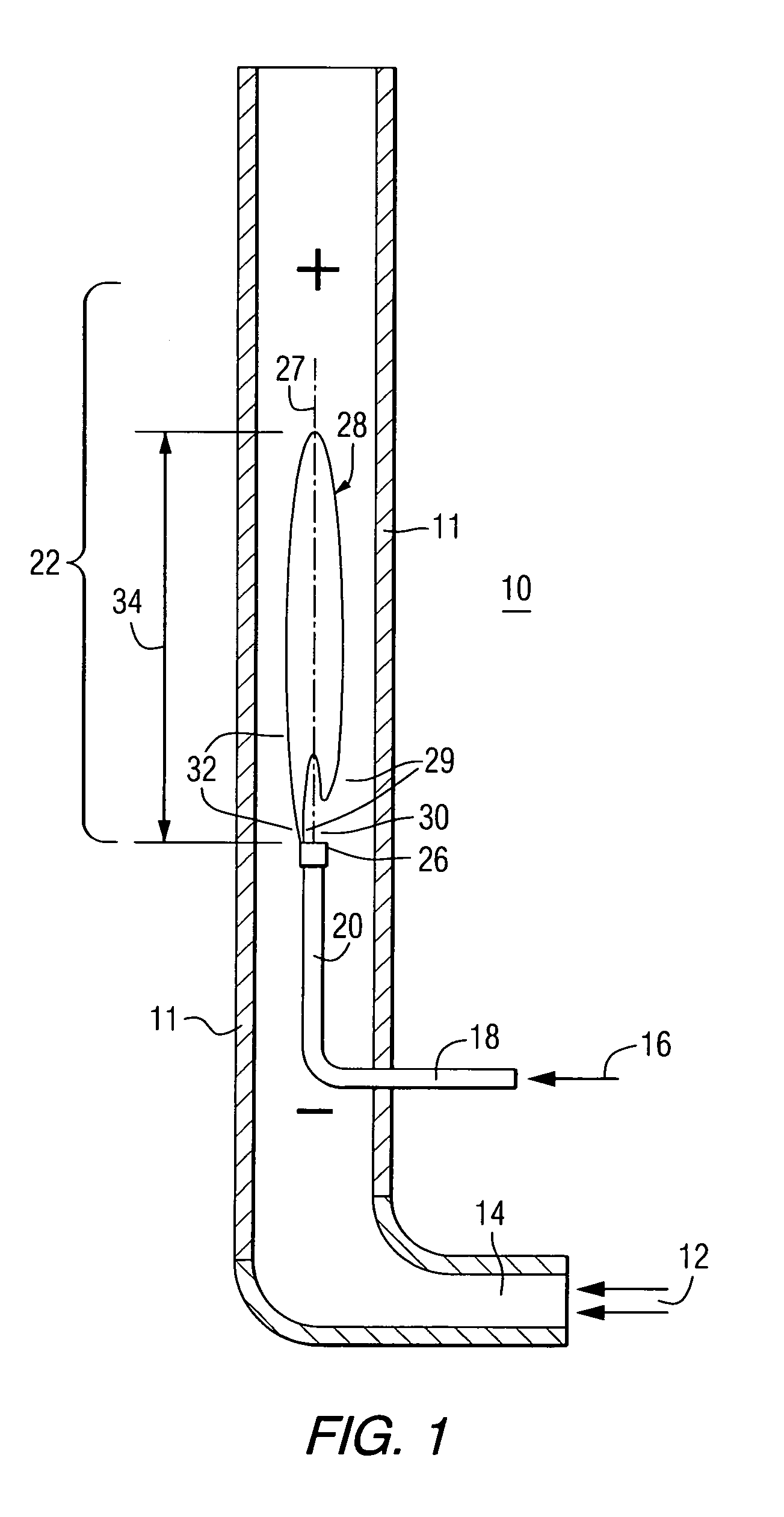 Electric flame control using corona discharge enhancement