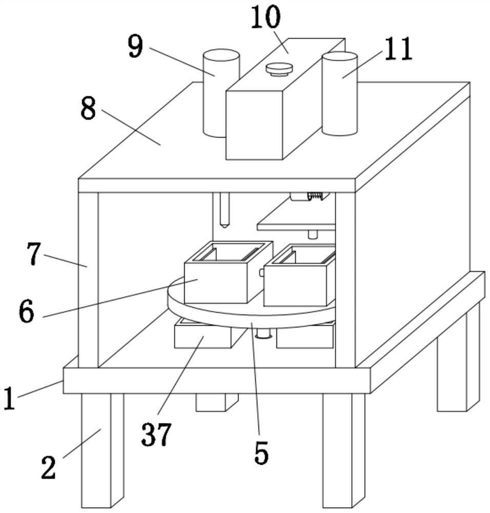 Stamping die for nut production