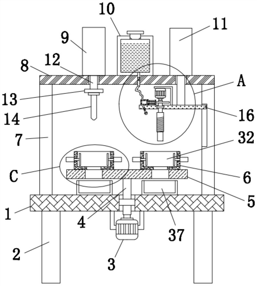 Stamping die for nut production