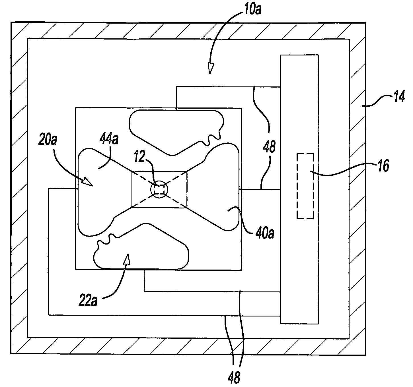 Full function initiator with integrated planar switch