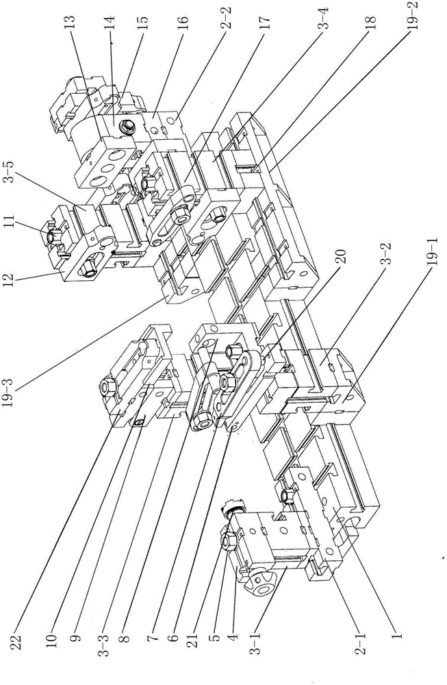 Combined clamp for drilling hole of torque tube assembling unit product