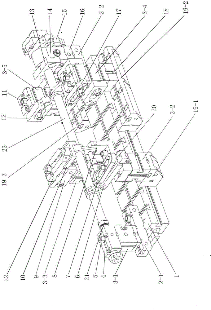 Combined clamp for drilling hole of torque tube assembling unit product