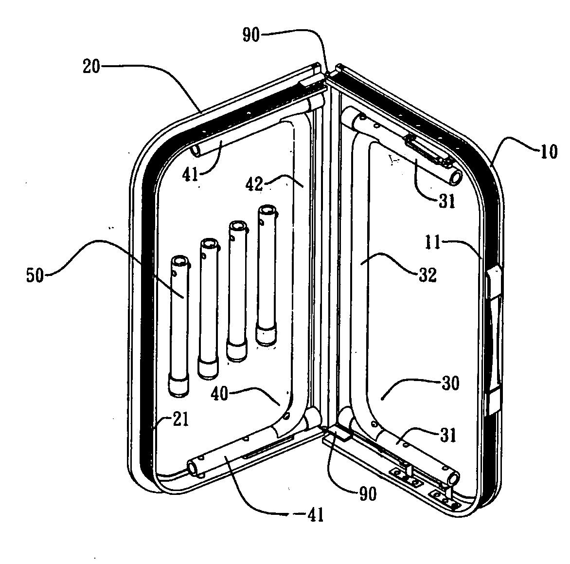 Foldable frame improved structure for foldable tabletop or bed