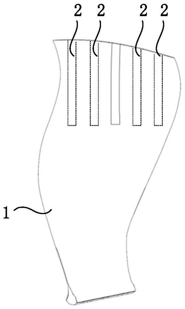 Testing method of woven composite material blade