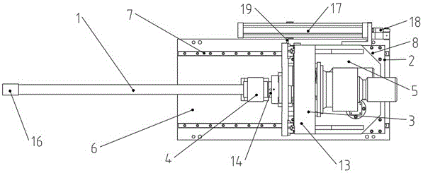 Coil-discharging mating device of dividing and cutting machine