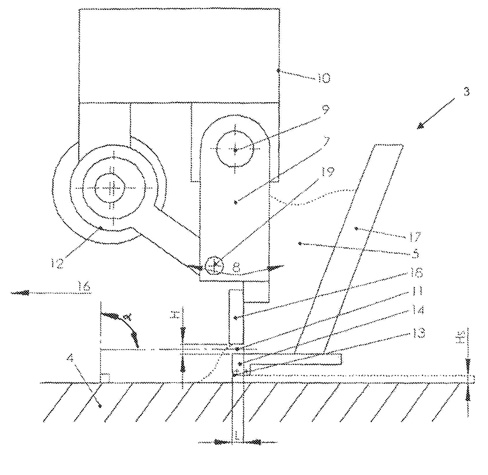 Method and device for applying fluids