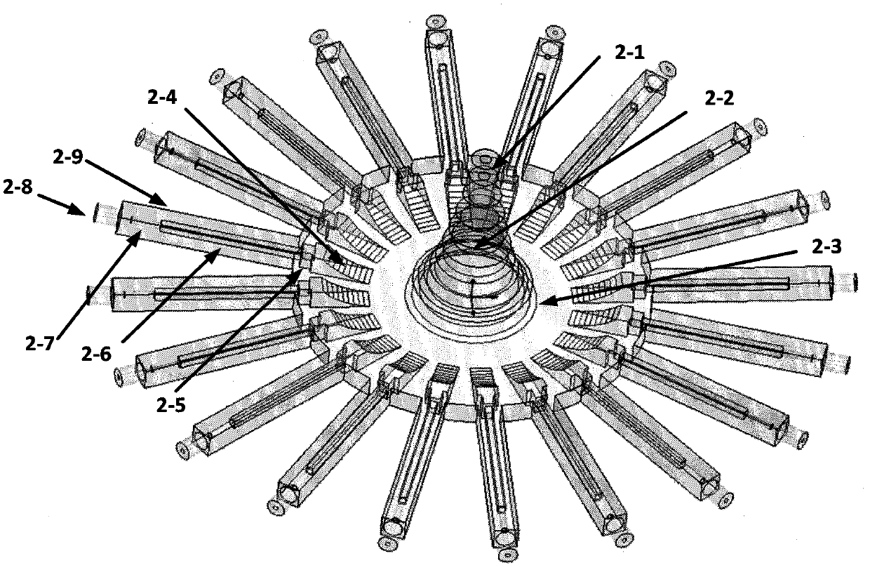 A Novel Broadband Radial Curved Gradient Ridge Spatial Power Divider/Combiner