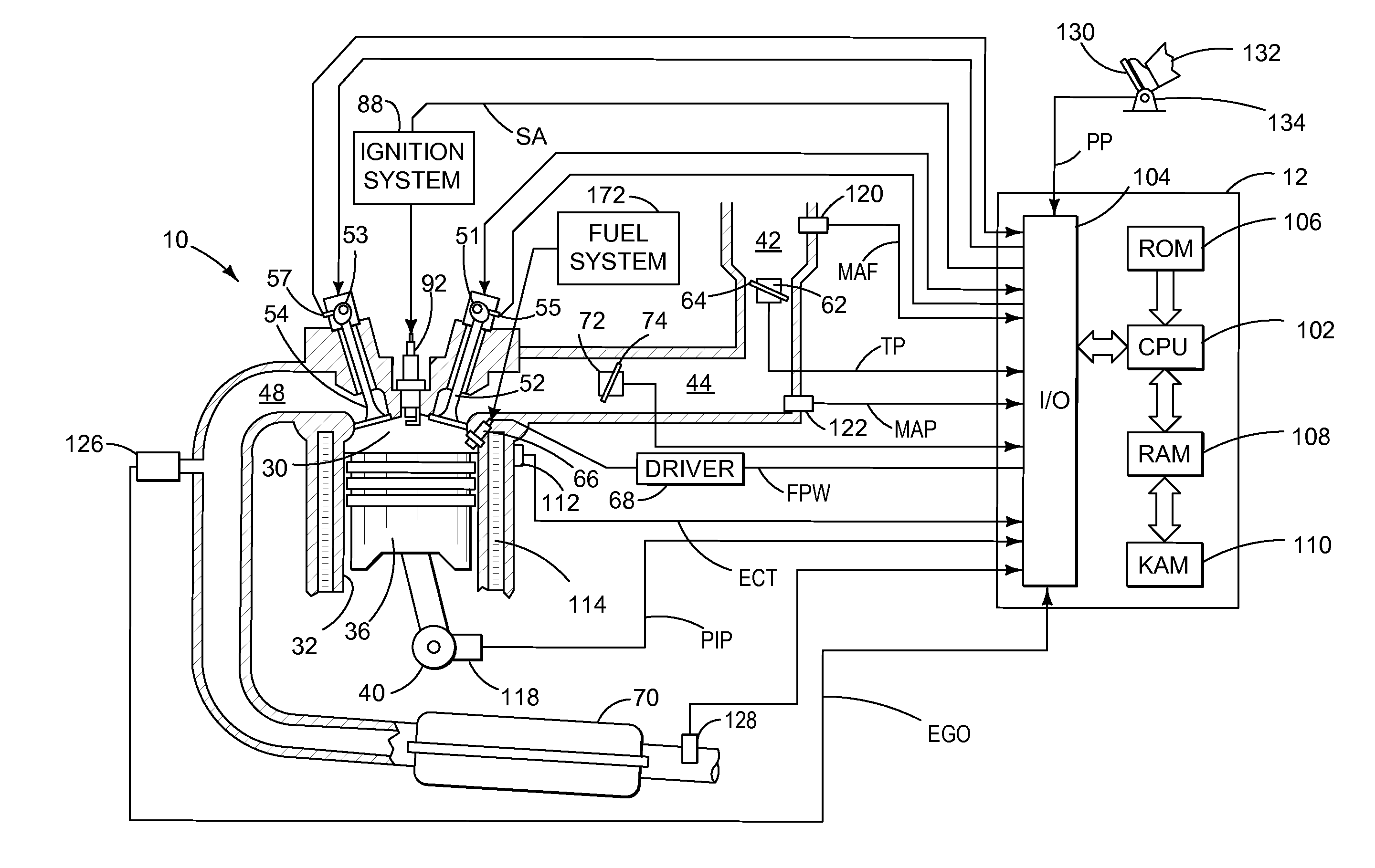 Exhaust humidity sensor