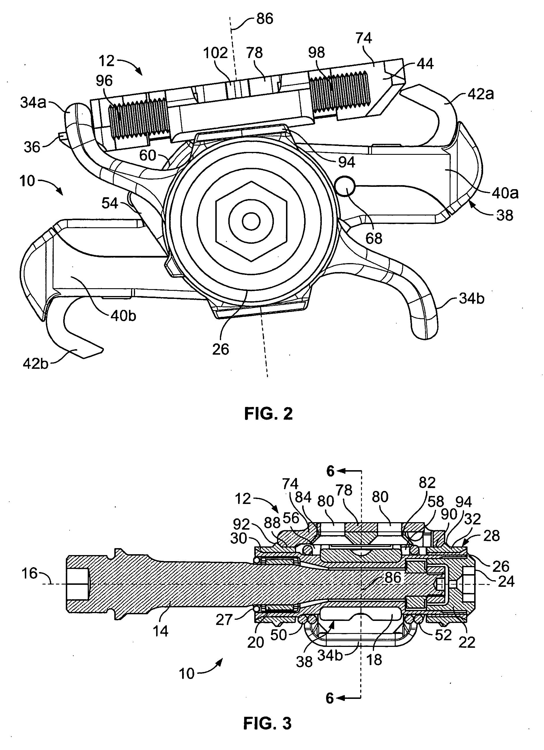 Pedal/cleat assembly