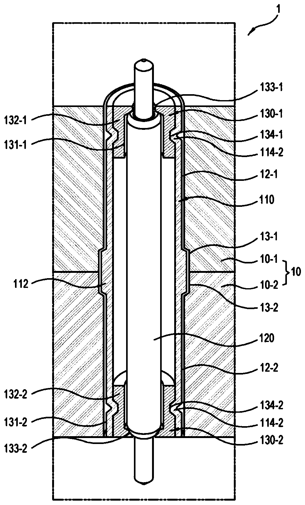 Test probe assembly and test socket