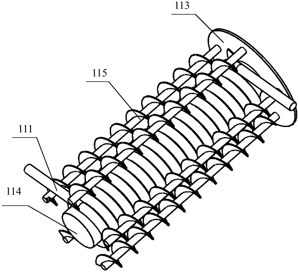 Residual heating device and control method thereof for exhaust of car