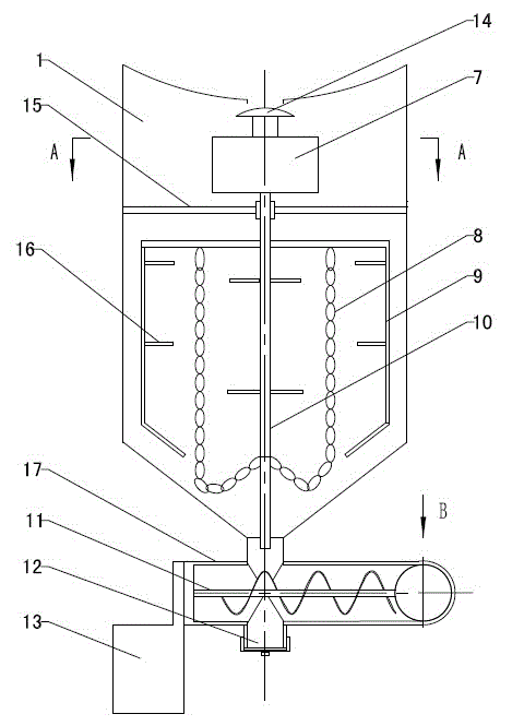 Special sponge grinding material spraying device