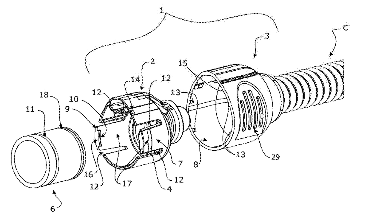 Apparatus for use in a respiratory support system