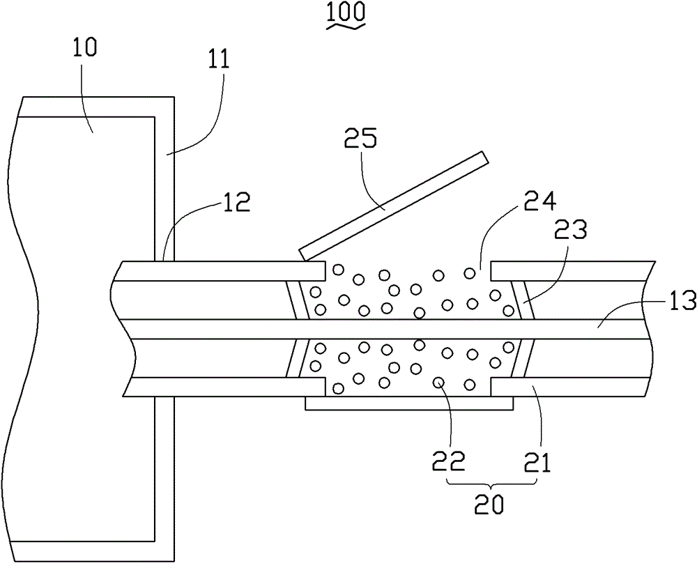 Container data center and its electromagnetic interference suppression device