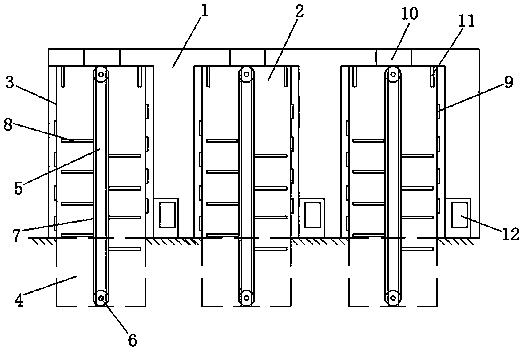 Charging device for electric vehicles