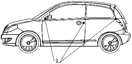 Side lane collision early warning system