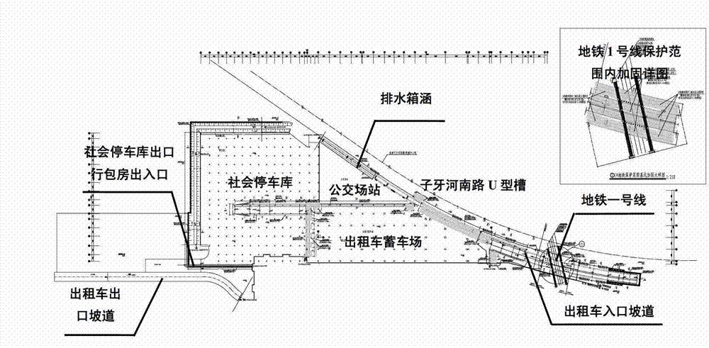 Method of estimation on underlying tunnel and foundation rebound in excavation of foundation pit