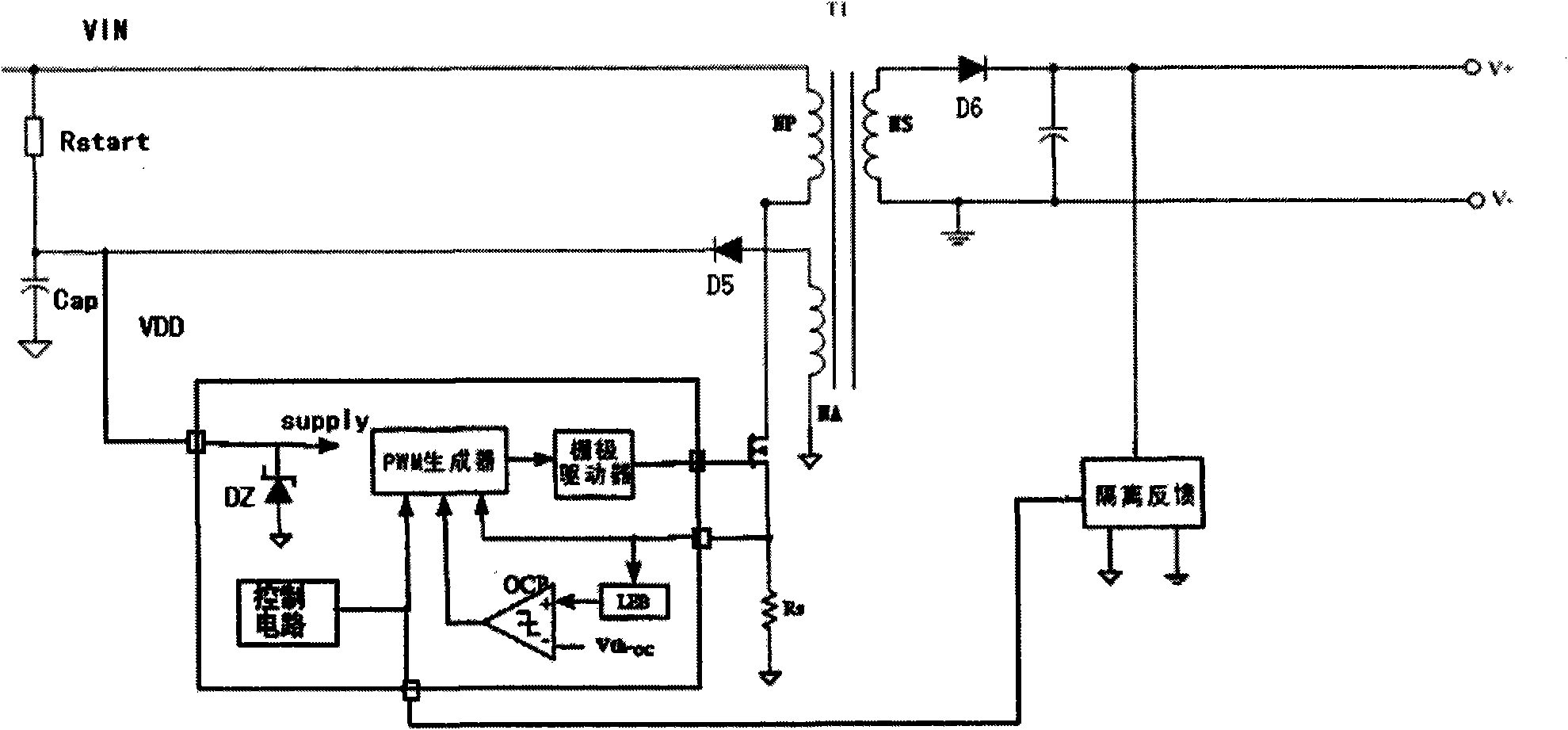 Overvoltage protection circuit for integrated circuit