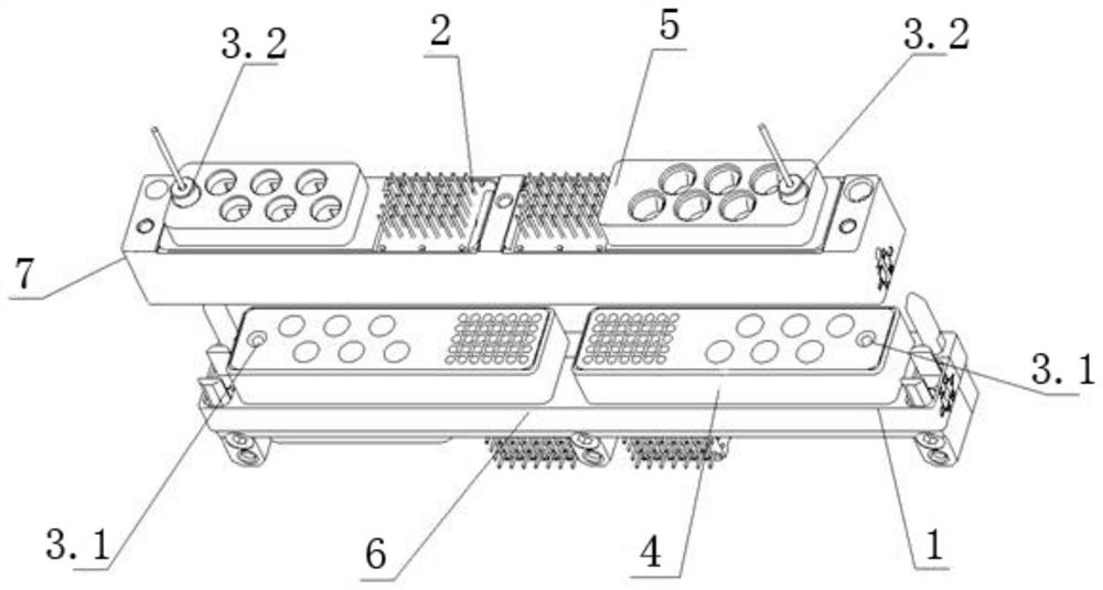 An electrical connector with a measurable mating distance and a method for testing the mating distance